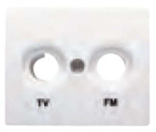BJC - Tapa para tomas TV-FM serie Iris en aluminio mercurio