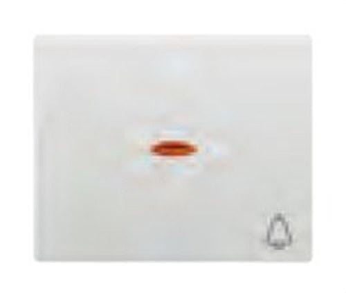 BJC - Tecla pulsador luz luminoso serie Iris en blanco