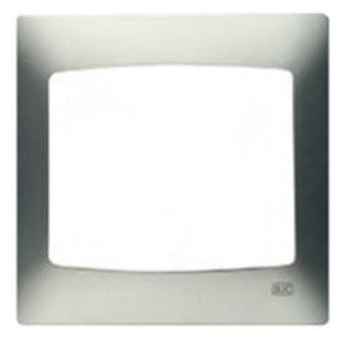 BJC - Placa 2 elementos vertical serie Coral sin bastidor en gris sombra