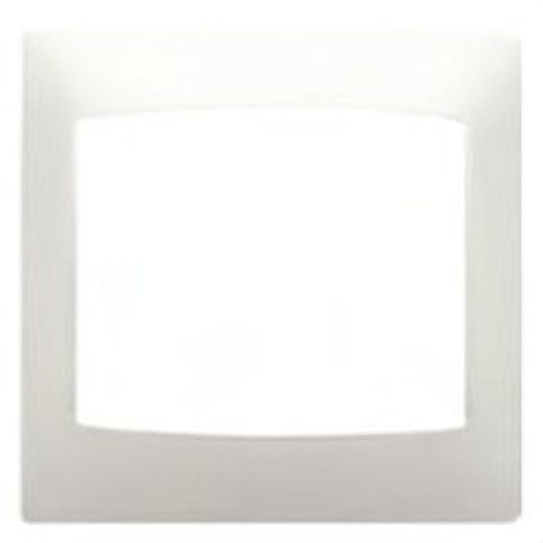 BJC - Placa 3 elementos vertical serie Coral sin bastidor en blanco