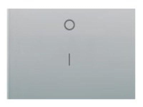 BJC - Tecla interruptor bipolar serie Coral en plata