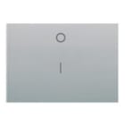 BJC - Tecla interruptor bipolar serie Coral en plata
