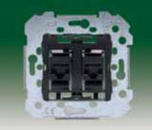 BJC - Toma doble conector H 8 vías Cat.6 RJ45 embornamiento sin herramienta por perforación del aislante