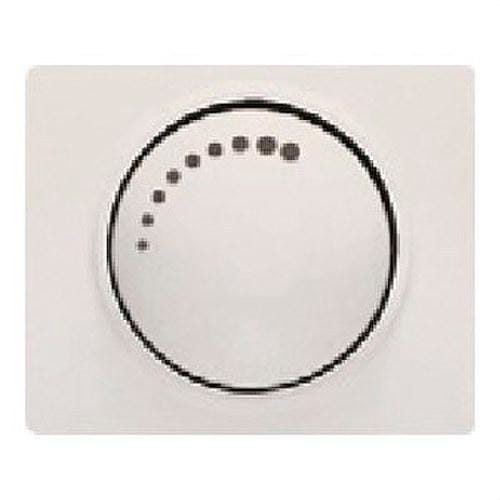 BJC - Tapa regulador con botonera serie Iris en blanco