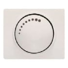 BJC - Tapa regulador con botonera serie Iris en blanco