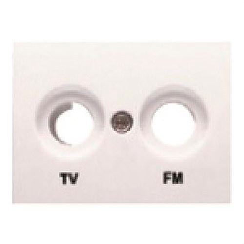 BJC - Tapa TV-FM serie Coral en blanco