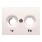 BJC - Tapa TV-FM serie Coral en blanco