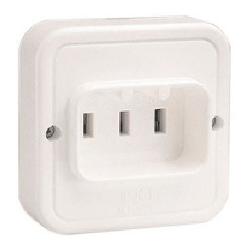 BJC - Base de enchufe 25A 2P+T en blanco