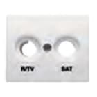 BJC - Tapa toma R/TV-SAT serie Mega en marrón samoa