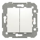 BJC - Interruptor doble serie Viva en blanco