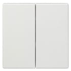 BJC - Tecla doble style en blanco polar