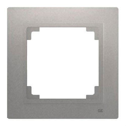 BJC - Marco mecanismo tarjetero serie Viva 55x55mm en gris piedra