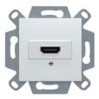 BJC - Conector HDMI serie Viva en blanco