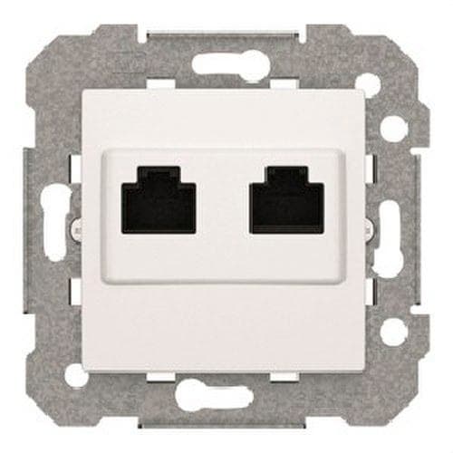 BJC - Toma doble serie Viva RJ45 Cat.6 en blanco