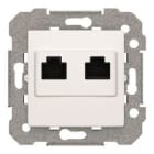 BJC - Toma doble serie Viva RJ45 Cat.6 en blanco
