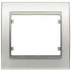 BJC - Marco 1 elemento horizontal vertical serie Mega en blanco perla mabe