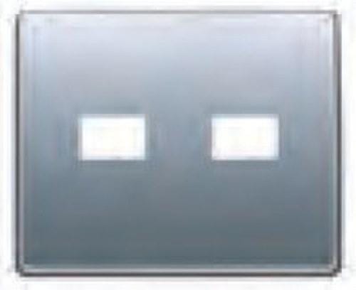 BJC - Tapa para toma RCA estéreo serie Mega en aluminio fusión