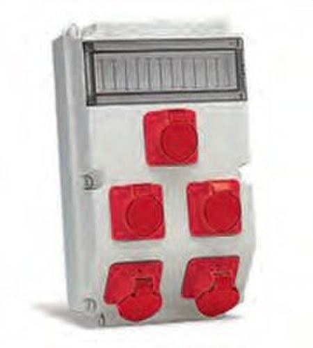 BJC - Caja para 12 módulos de 17,5mm con 3 bases Cetact 3P+T 16A 6h 380-415V