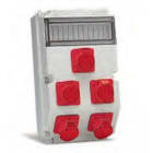 BJC - Caja para 12 módulos de 17,5mm con 3 bases Cetact 3P+T 16A 6h 380-415V