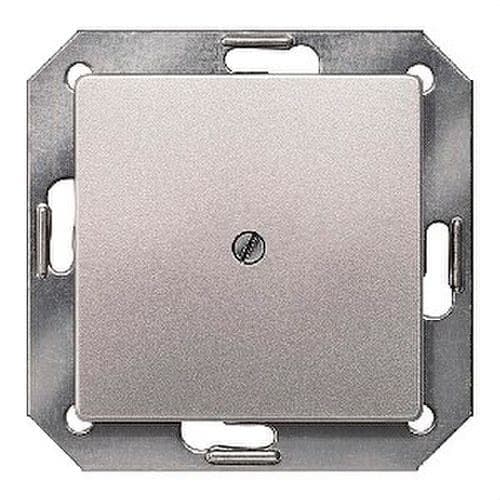 BJC - Placa ciega 55x55mm Miro en aluminio metalizado
