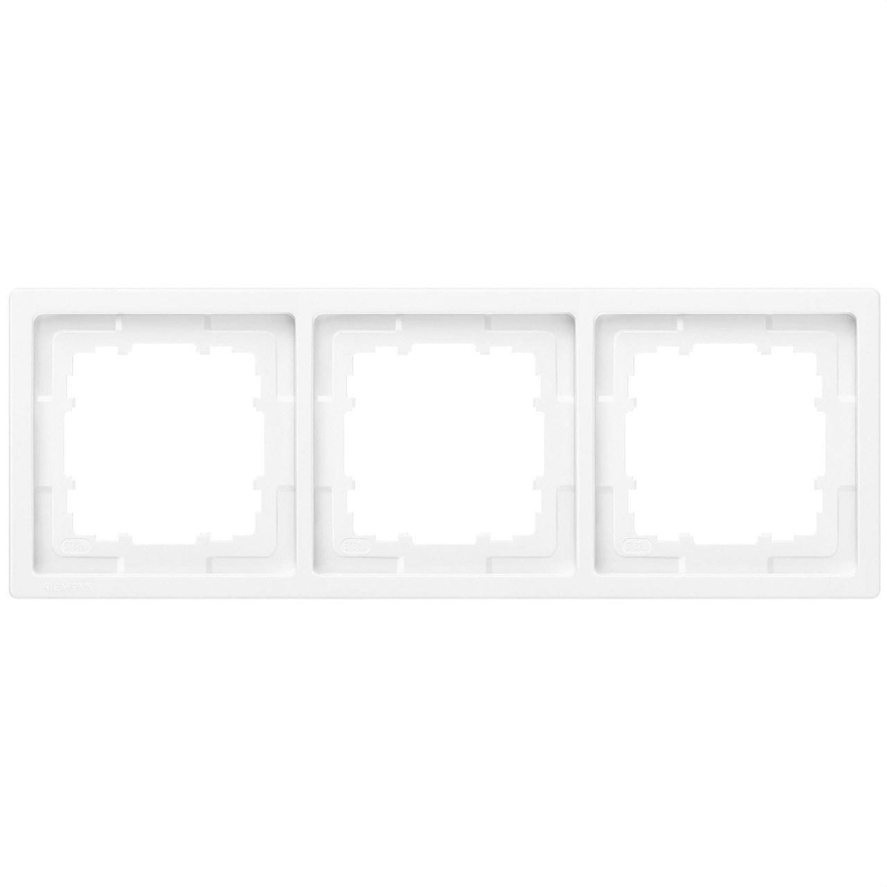 BJC - Marco triple Delta style en blanco polar