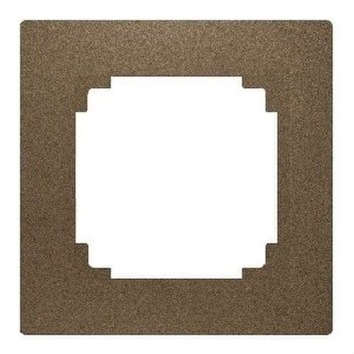 BJC - Marco mecanismo tarjetero serie Viva 55x55mm en gris lava