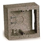 BJC - Caja superficie modular serie Viva en gris lava