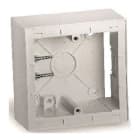 BJC - Caja superficie modular serie Viva en plata luna