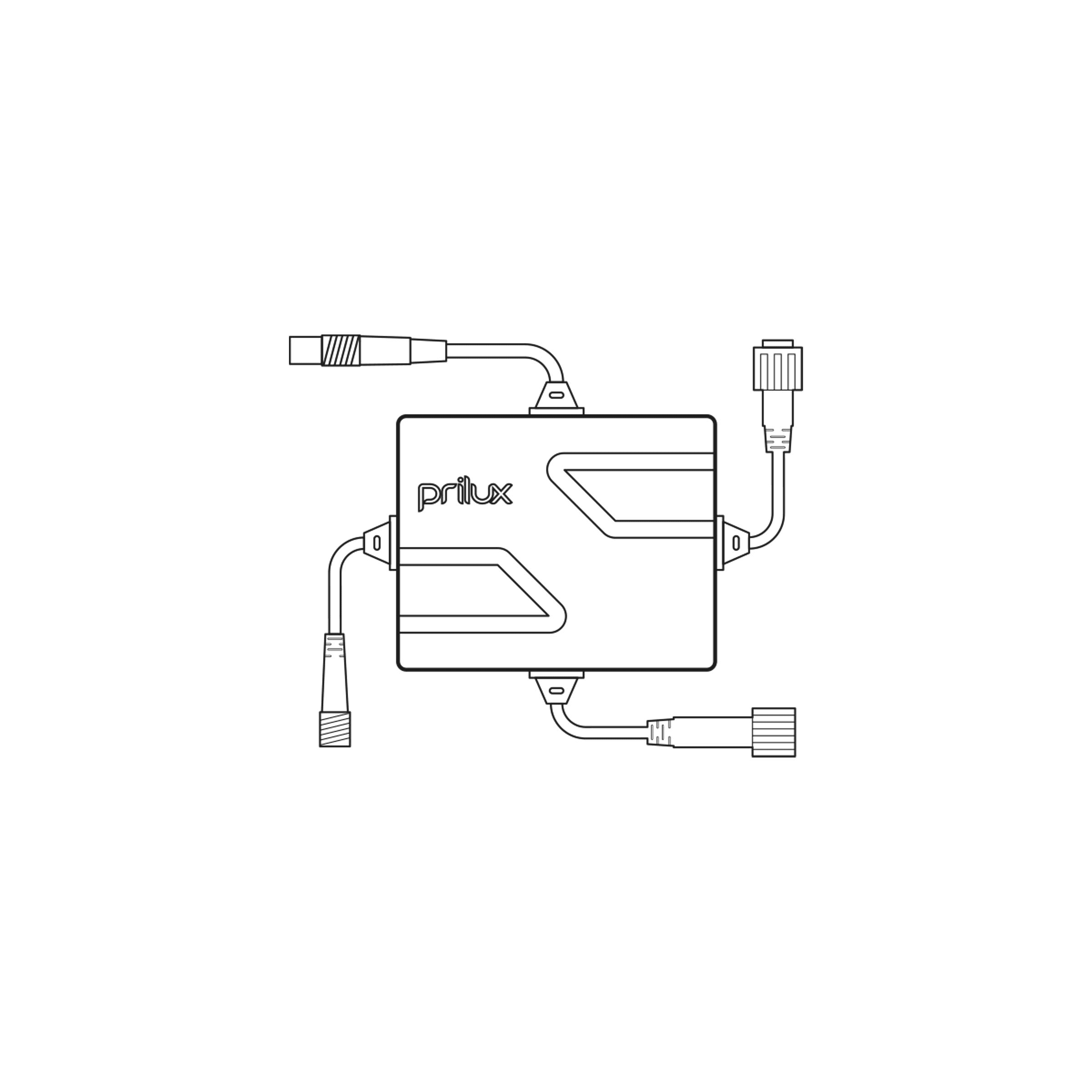 PRILUX - Controlador RGB DMX512 STRING 100 230V