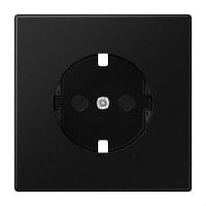 JUNG - Cazoleta SCHUKO® Serie LS negro mate