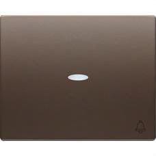 BJC - Tecla pulsador timbre difusor serie Iris en chocolate