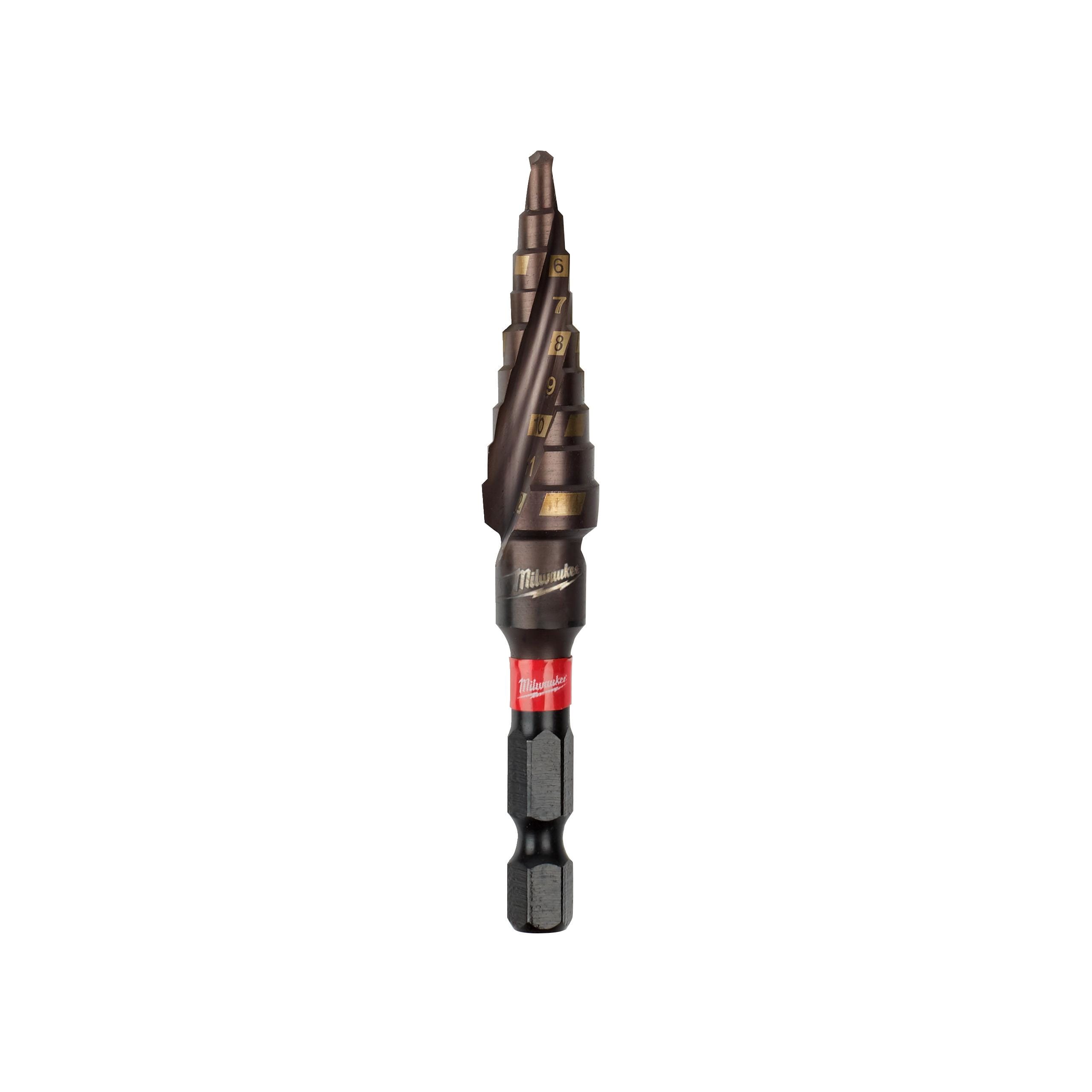 MILWAUKEE - CORONA PIRAMIDAL 4 - 12 MM PASO DE 1MM VÁSTADO DE