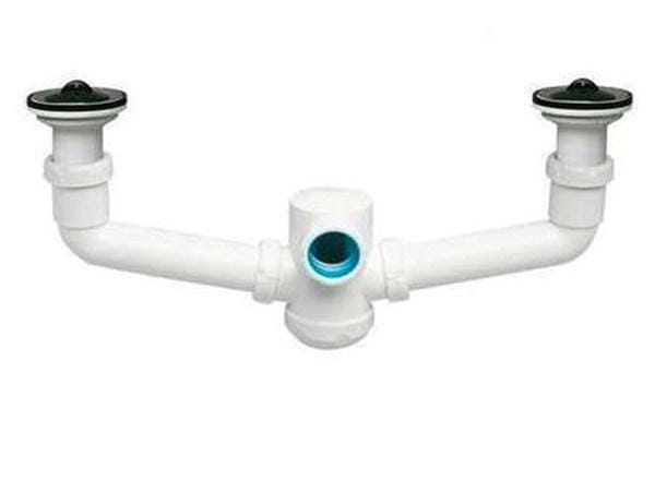 ALIAXIS - Sifón doble sifónico extensible S10 1.1/2"x70