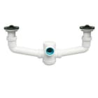 ALIAXIS - Sifón doble sifónico extensible S10 1.1/2"x70