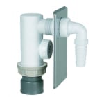 ALIAXIS - Sifón sencillo empotrar S265 H diámetro 40 toma lavabo