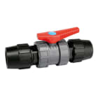 ALIAXIS - Válvula esfera PVC desmontable 25 enlace tubo poliéster