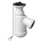 ALIAXIS - Sifón botella S-61 salida inclinada lavabo bidé 1.1/4"