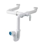 ALIAXIS - Sifón doble S307 curvo 1.1/2"