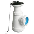 ALIAXIS - Sifón botella corto extensible S-84 horizontal 1.1/2"