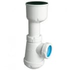 ALIAXIS - Sifón para urinario S380 botella corta extensible 1.1/2"