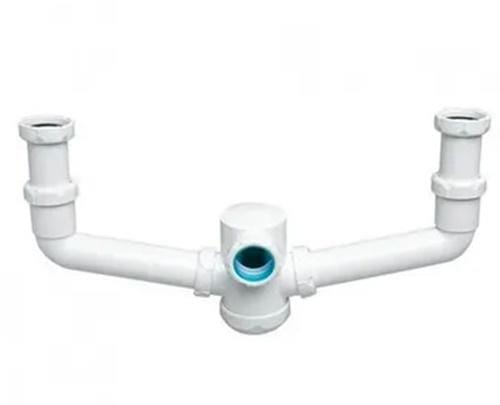 ALIAXIS - Sifón doble sifónico S7 extensible horizontal 1.1/2"