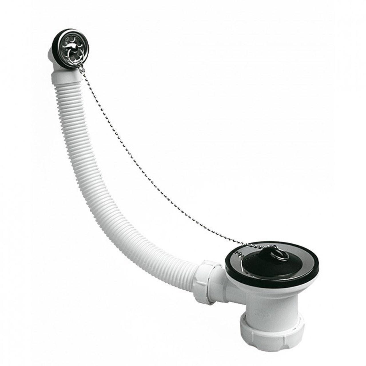 Sin Marca - Válvula desagüe S293 rebosadero flexible 1.1/2"x70