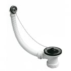 Sin Marca - Válvula desagüe S293 rebosadero flexible 1.1/2"x70