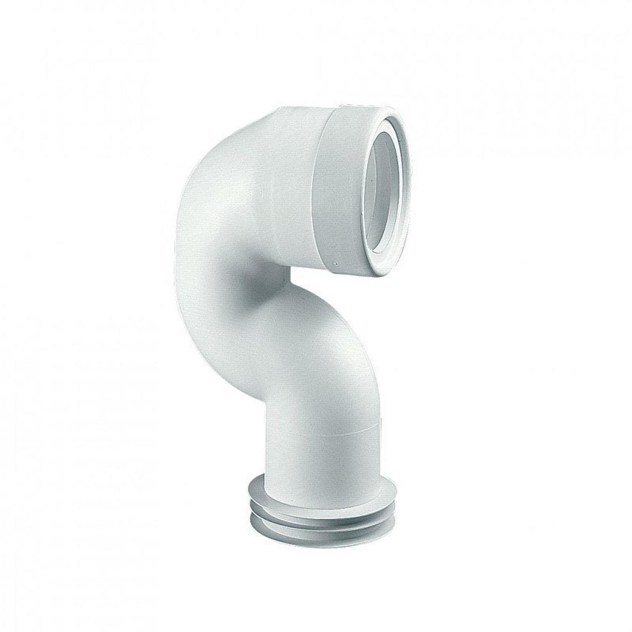 ALIAXIS - Manguito inodoro elástico acodado S386 ajustable interior 110