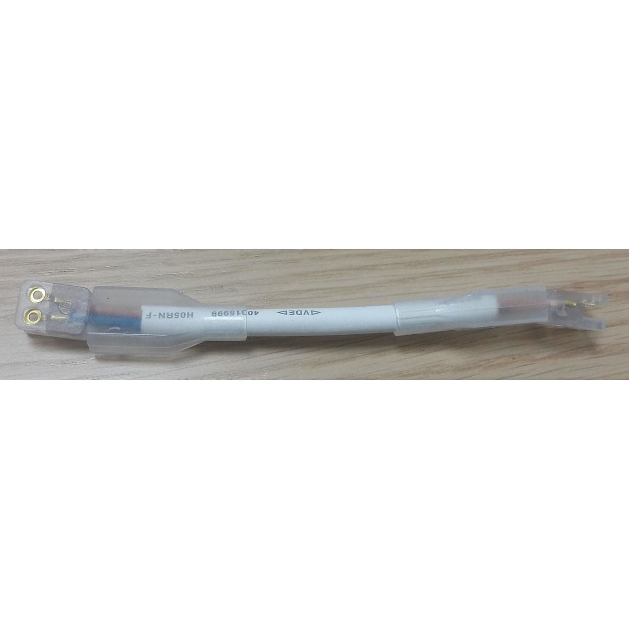 BLUELED - Conector doble de unión con cable para esquinas y cable manguera para tira flexible