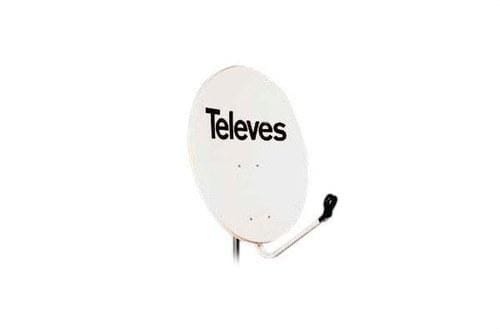 TELEVES - ANTENA PARABOLICA OFF-SET HIERRO DISCO 650 BLANCO