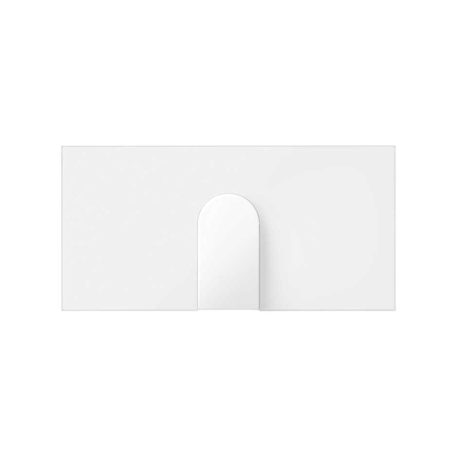 SIMON - Tapa SIMON 100 para salida de cable blanco mate