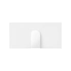 SIMON - Tapa SIMON 100 para salida de cable blanco mate