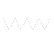 LEDS-C4 - Luminaria colgante 00-7404 ATTIC 4xE27 23 blanco mate