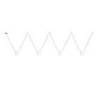 LEDS-C4 - Luminaria colgante 00-7404 ATTIC 4xE27 23 blanco mate